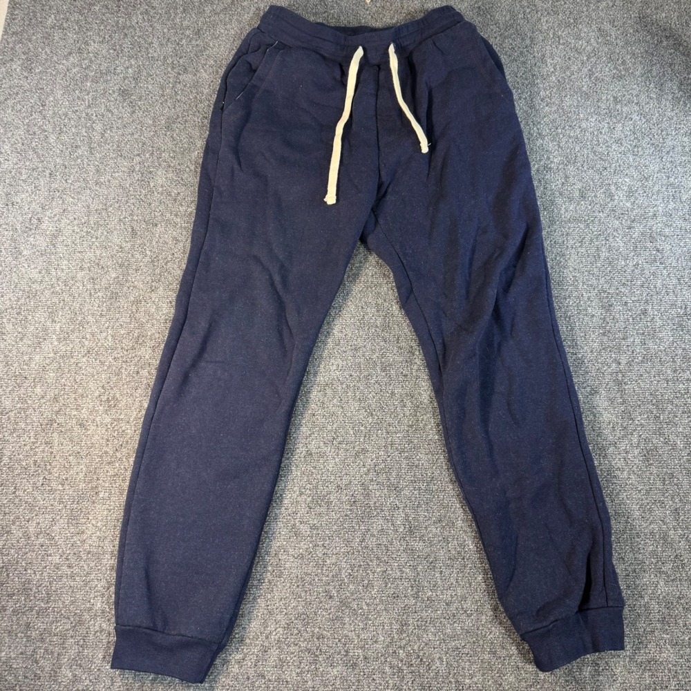 Taylor Stitch Mens Navy Blue Jogger Sweatpants Size Medium Casual Comfort
